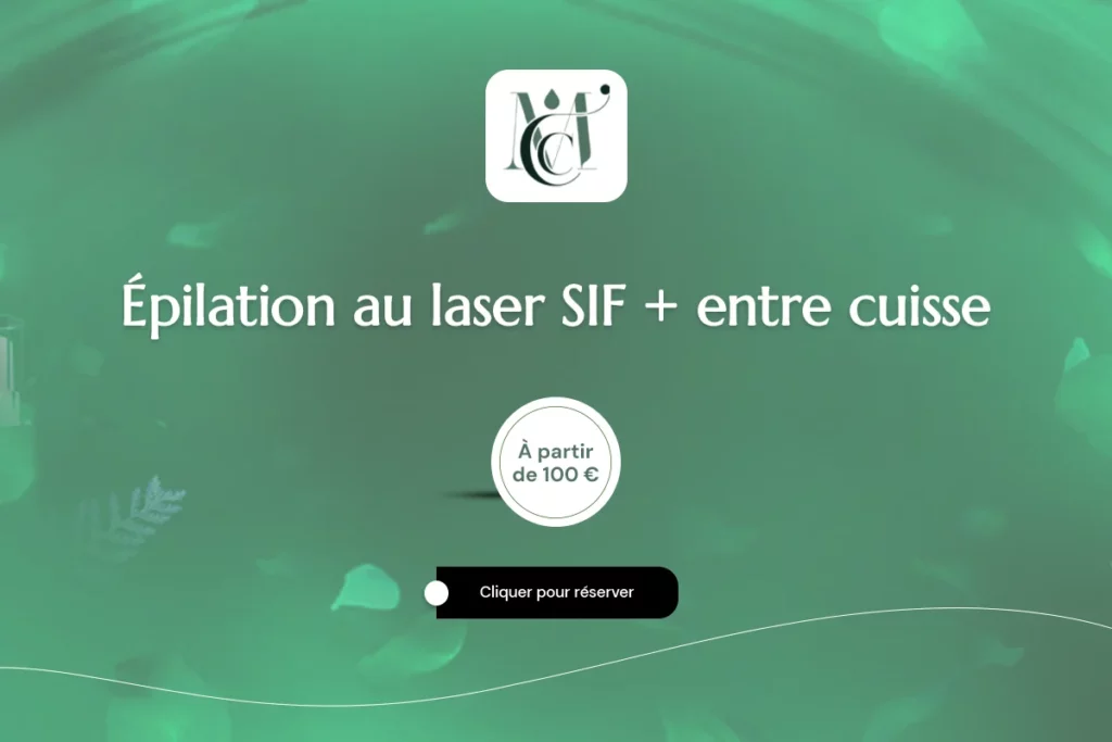 Épilation au laser SIF + entre cuisse